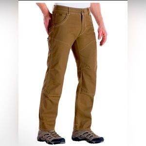 Kuhl D’Lux Vintage Patina men’s pants, 36x34 dark khaki NWOT